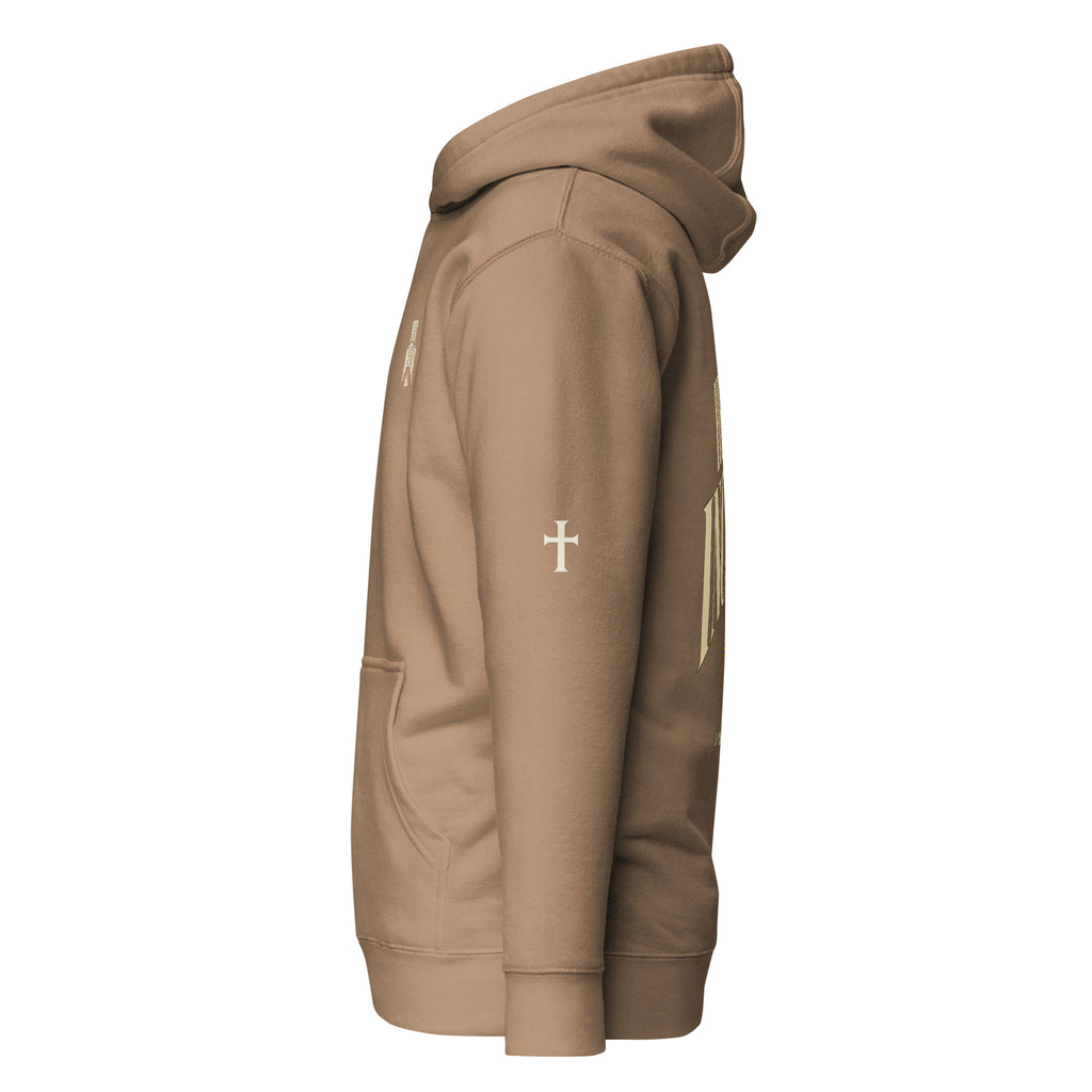 Latte John 3:30 faith apparel hoodie, left side view