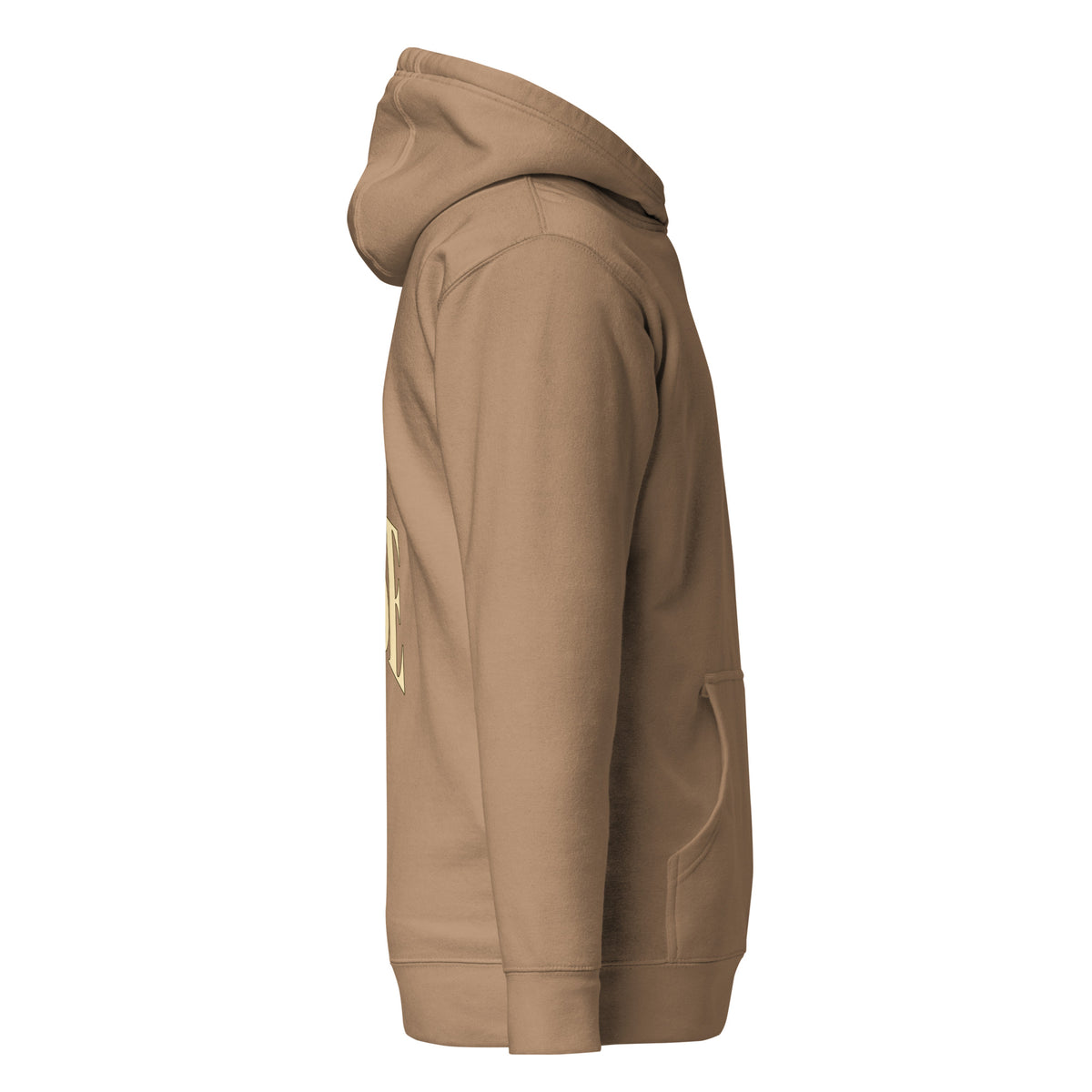 Latte John 3:30 faith apparel hoodie, right side view
